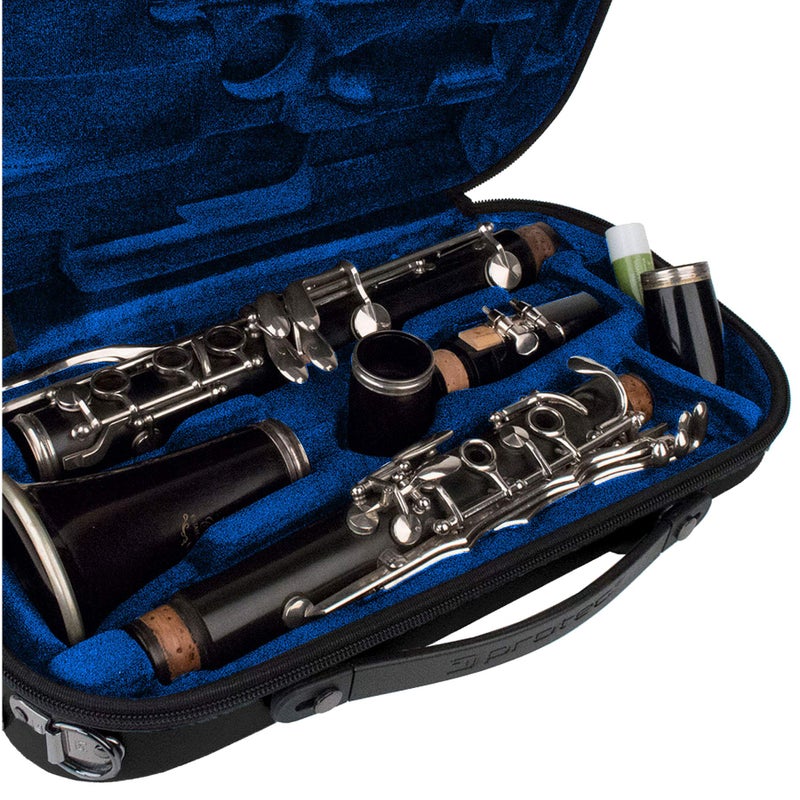 Protec ZIP Series Micro-Sized ABS Protection Clarinet Case, Black (BM307) - Image 2